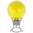 thumbnail image 2 of Achla Designs 10 Inch Gazing Glass Globe Sphere Garden Ornament, Lemon Drop, 2 of 7