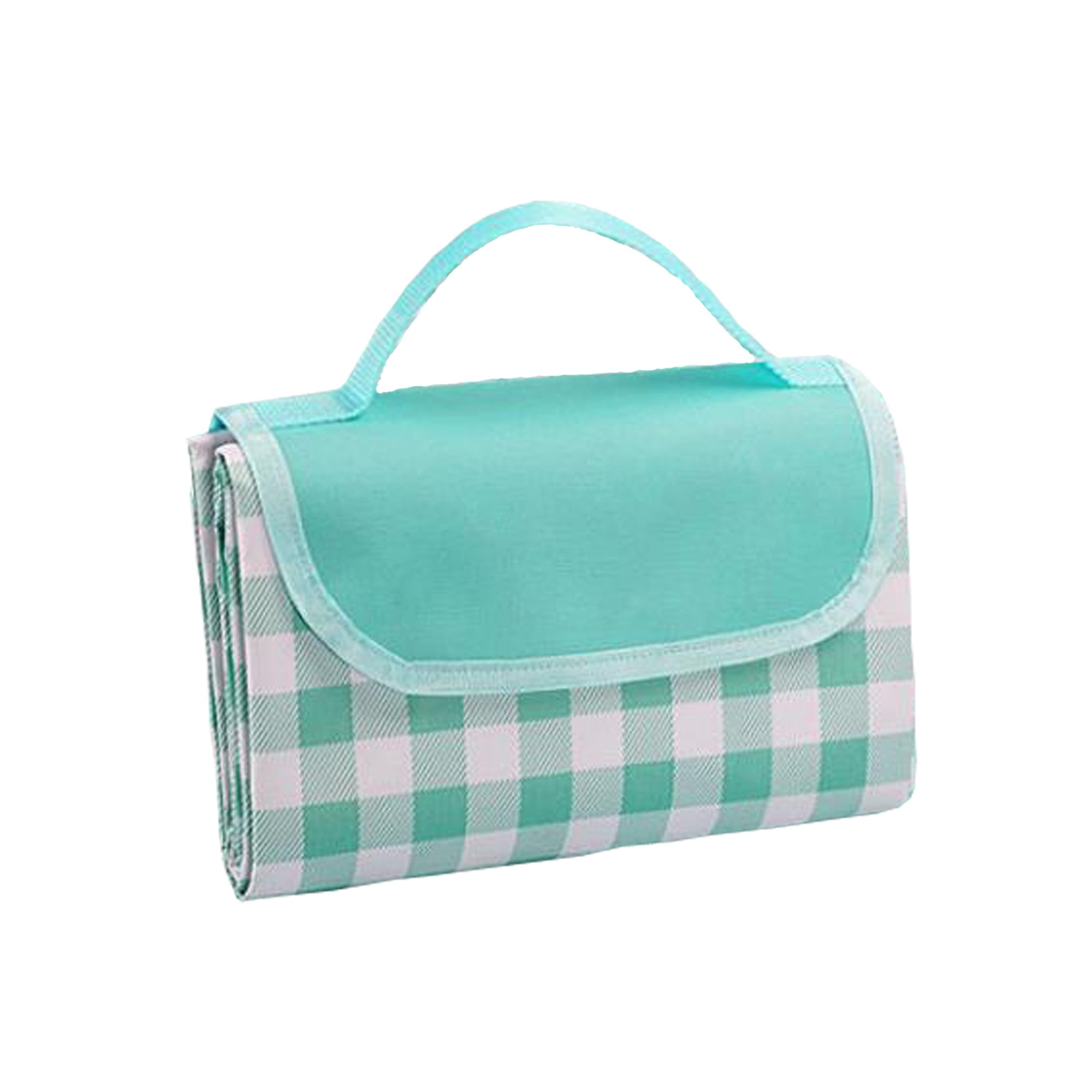 TheFound Picnic Mat with Plaid Pattern PVC Waterproof Adhesive Layer Walmart
