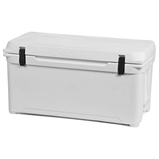 Engel 18.5 Gallon 75 Can 80 High Performance Seamless Roto Molded Cooler, White