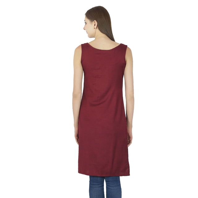 Kurti Indien en Coton Designer Asymétrique Kurta Décontractée Robe de Fête Toptunique pour Femmes