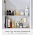 thumbnail image 6 of Yamazaki Home Medicine Cabinet Riser [Set of 2], White, Steel, Supports 4.4 pounds, 6 of 7