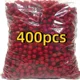 thumbnail image 2 of 400/50pcs Mini Artificial Berries Red Fake Berry Cherry Stamen for Xmas DIY Floral Wreath Ornament New Year Party Home Decor, 2 of 5