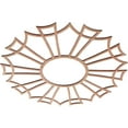 thumbnail image 2 of 26"OD x 9 1/8"ID x 3/8"T Augustus Wood Fretwork Pierced Ceiling Medallion, Cherry, 2 of 3