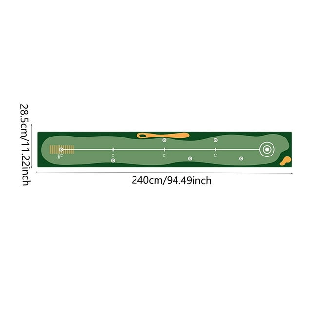 Foldable Golf Putting Mat Lightweight Golf Putting Practice Mat Portable Durable Golf Training Pad Golf Accessories for Adults Style E