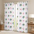 thumbnail image 2 of Manfei Volleyball Game Blackout Curtains Set of 2 (52x84 Each),Kawaii Bowtie Bowknot Window Curtains,Kids Ball Sport Curtains and Drapes For Girl Boy,Super Cozy Room Decor, 2 of 6