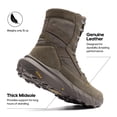 thumbnail image 2 of Botas tácticas militares de cuero para hombre NORTIV 8, 20 cm, color oliva, 2 of 8