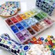 thumbnail image 4 of Gwong hogar 900pcs Patches de mosaico Alta durabilidad Vibrante Mini Mosaico Mosaico Glass Diy Crafts Joyería haciendo regalo de cumpleaños Gwong 21096841, 4 of 7