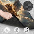 thumbnail image 3 of Fuzoiu Cloud Rainbow Winged Dog Print Carpet Floor Mats for Car,Car Foot Mat Set,Universal Fit 4 Piece Mat Pad Set,Fits Most Cars Trucks Vans Sedans SUV Auto Carpet Mat Se, 3 of 7