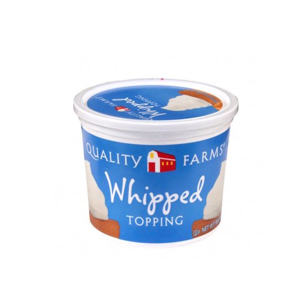 Quality Farms Ready to Use Whipped Topping Bowl, 16 Ounce 12 per case