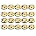 thumbnail image 1 of EeaseMX 30 broches magnéticos redondos de aleación de 17 mm, con cierre de broche colorido para bufanda, para disfraz, insignia, decoración de fiesta (dorados), 1 of 7