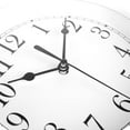 thumbnail image 2 of Silent Wall Clock 9 Inch Retro Tickless Clock 9 Inch Retro Tickless Clock White, 2 of 5