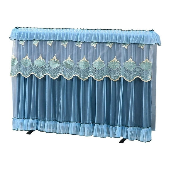 Lace Fabric TV Covers Household Cover Embroidery Television Protector Cover Home Decorations