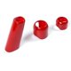 thumbnail image 3 of Cubierta de freno de mano + cubierta de perilla de cambio de marchas para jeep (rojo) Afortunado Sencillez, 3 of 5