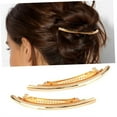 thumbnail image 2 of WHAMVOX 5 Pcs Accessoires de Cheveux Caractéristiques Barrettes Dorées pour Femmes Rassemblements, 2 of 8