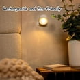 thumbnail image 2 of Lights of Sweden Wall Lamps, Infinity Wireless Wall Lights, LED 360°rotation Rechargeable Wall Mounted Sconces, LED Reading Light with 3 Color Temperatures for Bathroom Living Room Kitchen(White,1PC), 2 of 8