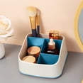 thumbnail image 2 of JilgTeok 2 Packs Desktop Stationery Storage Box with Compartments Desk Organizer Make Up Box Lipstick Rack Multi-purpose Container for Home Office Desk Supplies Clearance, 2 of 6