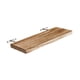 thumbnail image 3 of Estante de pared de madera para decoración de pared, estante de exhibición para libros, montado en la pared marrón, 3 of 9