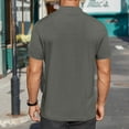 thumbnail image 6 of Makkrom Mens Mock Turtleneck T-Shirts Summer Short Sleeve Basic Tees Casual Solid Pullover Tops, 6 of 6