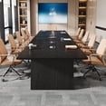 thumbnail image 5 of Tribesigns 8ft Conference Table, Large Meeting Table for 8-10 People, Business Seminar Furniture for Office Conference Room, 5 of 7
