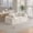 White, variant on SITJOY 110" Wide 3 Seater Modular Couch, No Assembly Required Boneless Sofa, Modern Cloud Couch with Removable Washable Covers for Living Room, Soft-to-Touch Chenille in White