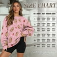 thumbnail image 6 of Xoenoiee Pink Capybara Strawberry Bow Dot Print Oversized Sweatshirts Fleece Hoodies 2025 Trendy Long Sleeve Pullover Tops Y2k Fall Outfits with Pockets for Women, Size S, 6 of 7