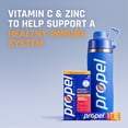 thumbnail image 5 of (3 pack) Propel Immune Support Zero Sugar Orange Raspberry, On The Go Packs, Electrolyte Powder Drink Mix, 0.11 oz, 8 Count Packets, 5 of 8