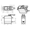 thumbnail image 5 of Waterproof Servo 40Kg High Torque Metal Gear Digital Servo for 1:8/1:10/1:12 RC Car Robot 270, 5 of 5