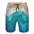thumbnail image 4 of Kdxio Beach Pattern Mens Casual Shorts - Drawstring Summer Beach Sports Shorts for Men, 4 of 9