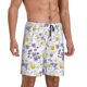 thumbnail image 2 of Fotbe Daisies Flowers Pantalones Cortos de Pijama para Hombre, Ropa de Dormir, Pantalones de Pijama Cortos para Hombre-Small, 2 of 6