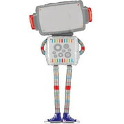 Betallic Foil Giant Robot Birthday 5 ft Balloon