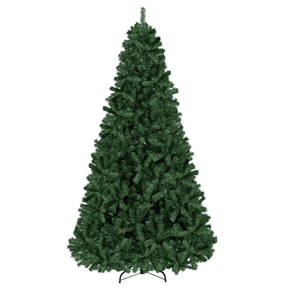 Yaheetech 7.5ft Hinged Spruce Artificial Christmas Tree with Foldable Stand PVC Tips, Green