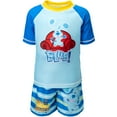 thumbnail image 5 of Blue's Clues & You Toddler Boys Rash Guard & Swim Trunks Set, 2-Piece, Size 4T, 5 of 5