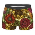 thumbnail image 5 of Uemuo Sunflower Pattern Men's Boxer Briefs,Trunk Anti-Chafing,Comfortable, Durable, and Stylish Underwear-, 5 of 9