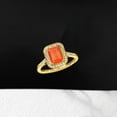 thumbnail image 4 of Ross-Simons Fire Opal and .21 ct. t.w. Diamond Ring in 14kt Yellow Gold, Women's, Adult, 4 of 5