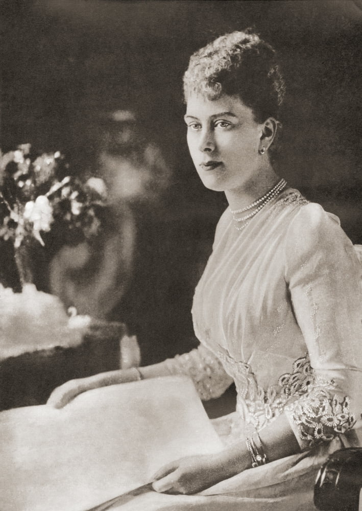 Princess Victoria Mary Aka Princess May Later Queen Consort Of The United Kingdom As The Wife Of King George V Mary Of Teck Victoria Mary Augusta Louise Olga Pauline Claudine Agnes 1867 Canvas Art - K