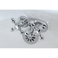 thumbnail image 3 of Kingston Brass Vintage 3-3/8" Wall Mount Clawfoot Tub Filler, 3 of 4