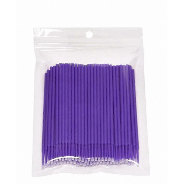 Mini Applicator Brushes with 1.5mm Tip for Makeup, Lash Care, Dental Hygiene, and Craft Projects
