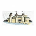 thumbnail image 1 of Castle Hiking Towel, Fantasy Land Historic Fortress Illustration, Quick Dry Soft Lightweight Microfiber for Camping Backpacking Sports, White Multicolor, by Ambesonne, 1 of 2