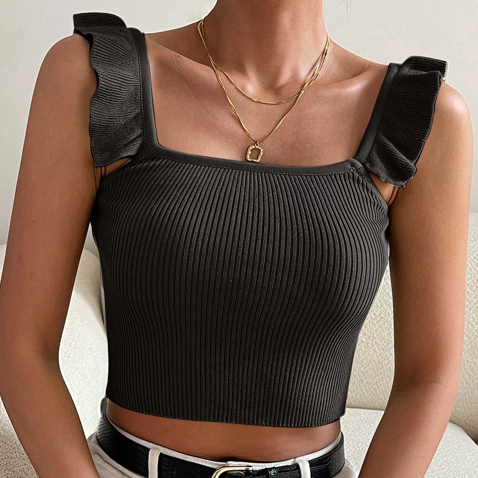 【Rest & Recreation】RR STRAP CROP TOP 543516c1-39b9-48de-84c3-