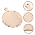 thumbnail image 3 of SHISUYAN Multi-function Steak Tray Kitchen Pizza Board Pizza Wood Paddle Wooden Pizza Peel Snack Serving Tray, 3 of 9