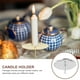 thumbnail image 4 of 10 candelabros de metal, sencillos, redondos, para el hogar, 4 of 6