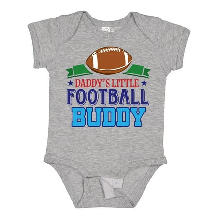 

Inktastic Football Boys Daddys Little Football Buddy Gift Baby Boy Bodysuit