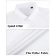 thumbnail image 3 of Youclos Men's Short Sleeve Dress Shirts Casual Button Down Shirt Regular Fit, 3 of 7