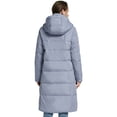thumbnail image 2 of Orolay Women's Windproof Down Jacket Hooded Down Coat Long Winter Coat, 2 of 5