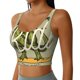 thumbnail image 2 of Fotbe Dinosaur Sujetador Deportivo Largo sin Aros para Mujer con Almohadillas y Soporte Medio, Transpirable y Absorbente, Camiseta Tipo Chaleco o Tank Top-Large, 2 of 8