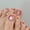 nude glitter, variant on Flower Press on Toenails Colorful French Tip Toenail Press ons Short Square Fake Toe Nails Glossy Full Cover Stick on Toes for Women Manicure 24Pcs
