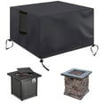Gas Fire Cover Square 30x30x24.5 inch Waterproof AntiUV Heavy Duty for Patio Canvas Wardrobe