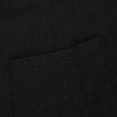 thumbnail image 5 of Girls Linen Shirts Long Sleeve Button Down Collared Dress Shirt for Girls Cotton Blouse Casual Tunic Tops School Uniform,Black 5-6Y, 5 of 6