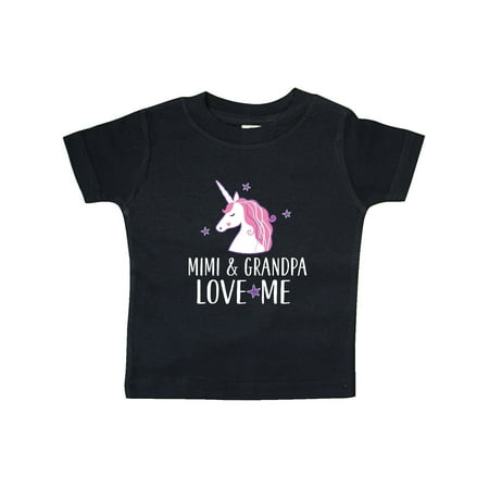 

Inktastic Mimi and Grandpa Love Me Unicorn Gift Baby Girl T-Shirt
