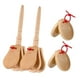 thumbnail image 2 of 4 piezas de castañuelas de dedo, claqueta de , juguete de educación temprana, instrumento musical de percusión de castañuelas para bricolaje, 2 of 9